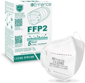 MASCHERINA FFP2 BIANCA CE2163 